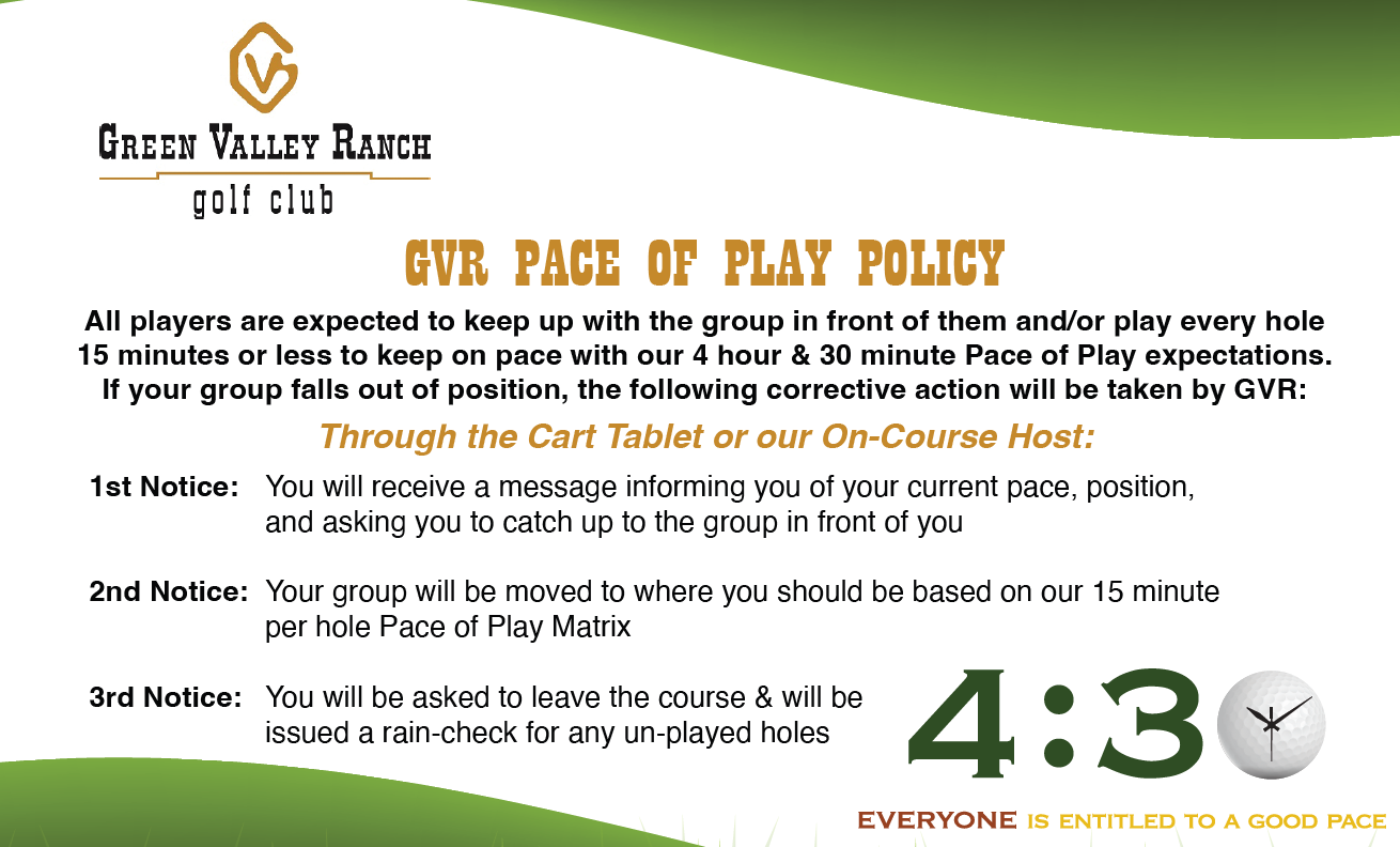 pace of play